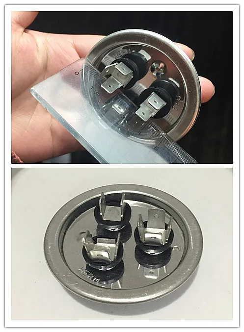 переменного тока двойной конденсатор CBB65 30uf 300V конденсатор используется сплит кондиционер