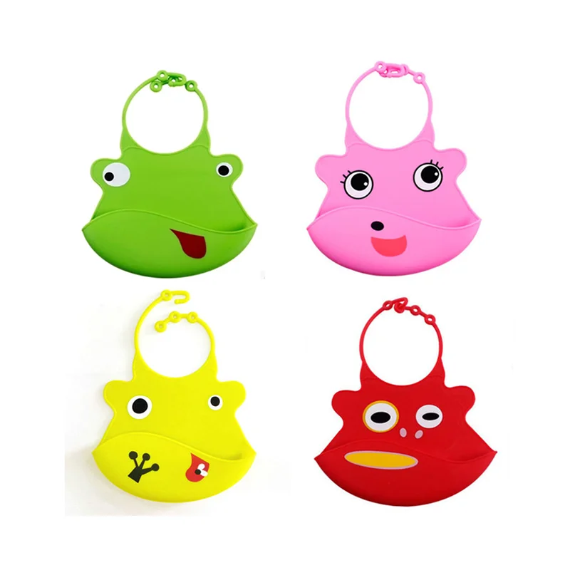 Baby Bibs, Novelty Creature Baby Girls Boys Silica Clasp Bibs