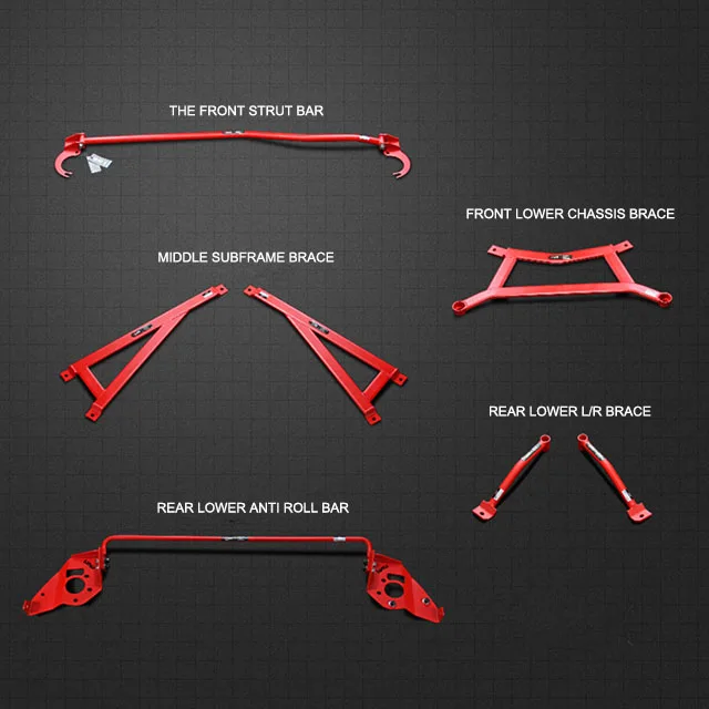 The Front Towe Strut Bar Subframe Brace Anti Roll Bar For Toyoyta Corolla Verso Levin