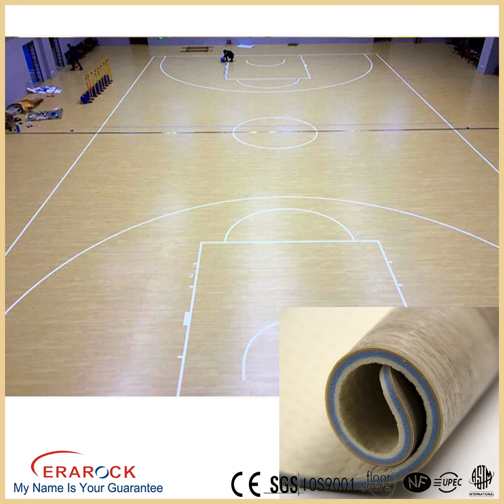 transparent pvc vinyl floor roll kids foam mats sports badminton indoor outdoor court