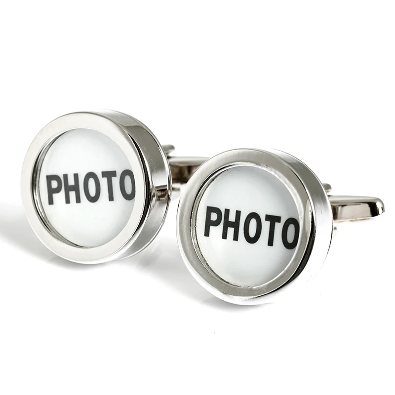 Blank photo cufflinks gift design cufflinks