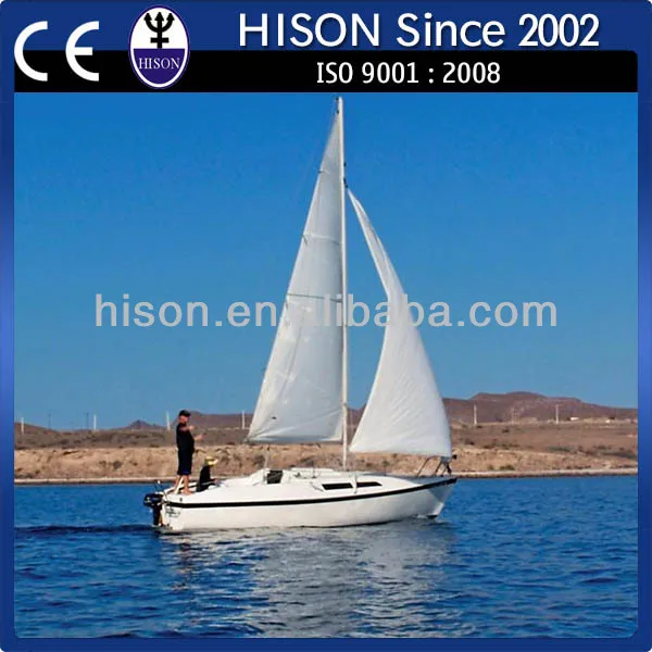 
China manufacturing Hison 26ft personal sailing boat 