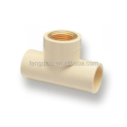 
Hot water supply cpvc/pvc plastic sanitary pipe fittings cpvc female tee 