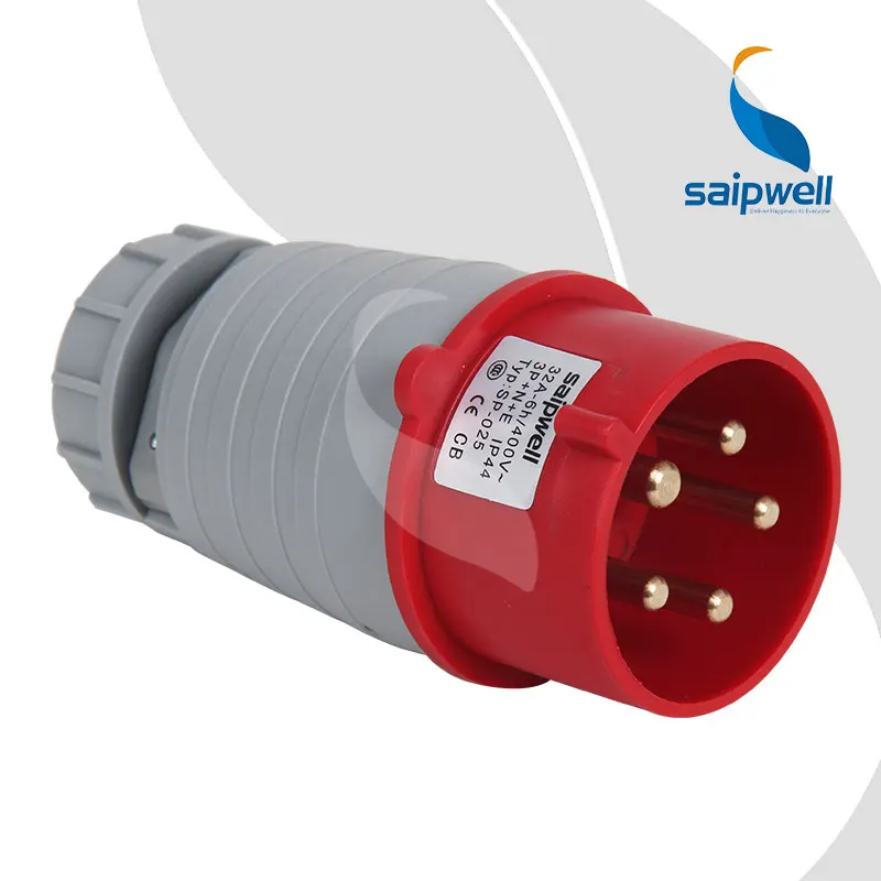 Промышленная розетка Saipwell / Saip IEC standard IP44 16A 32A 63A