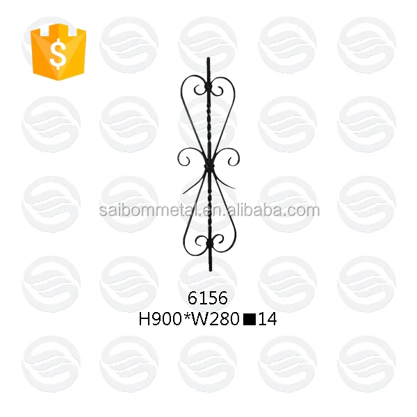 
wrought iron stair parts 