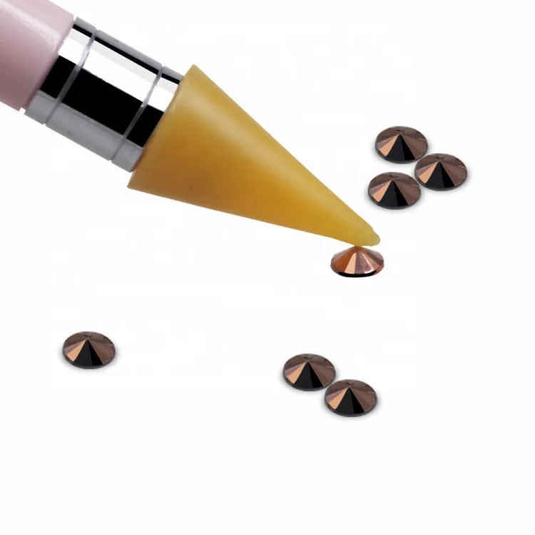 Dual End Nail Art Dotting Pen Wax Rhinestone Stud Picker Pencil Crystal Beads Nails Tips Decoration Manicure Tool