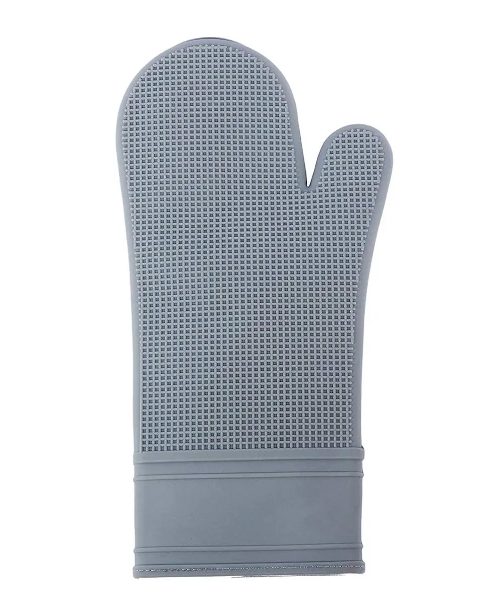 
Silicone Thickening Oven Mitts, Extra Long Professional Heat Resistant Potholder Gloves Oven Mitt, Microwave Oven Baking Anti 