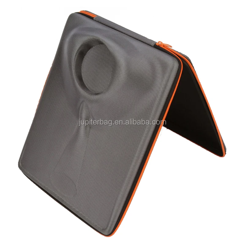 gray nylon cover good protection eva shirt travel case organizer