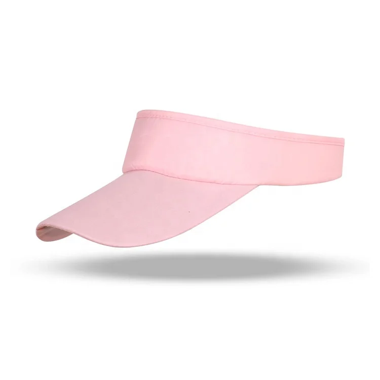 Union promotion customized cotton design your own cheap sun visors hat