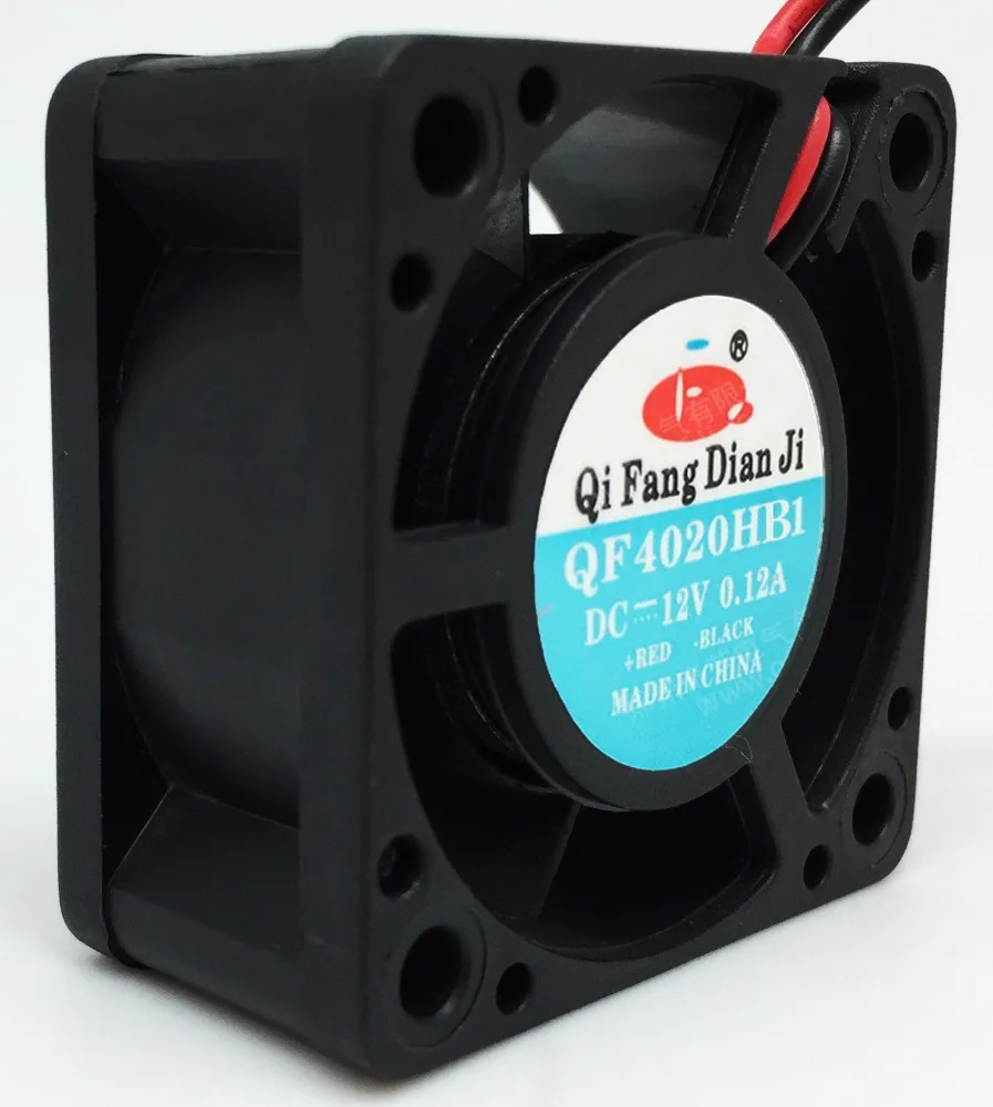 Тихий маленький бесщеточный вентилятор постоянного тока 5 в 12 В 24 высокой скорости 40 мм 4 см 40x40x20