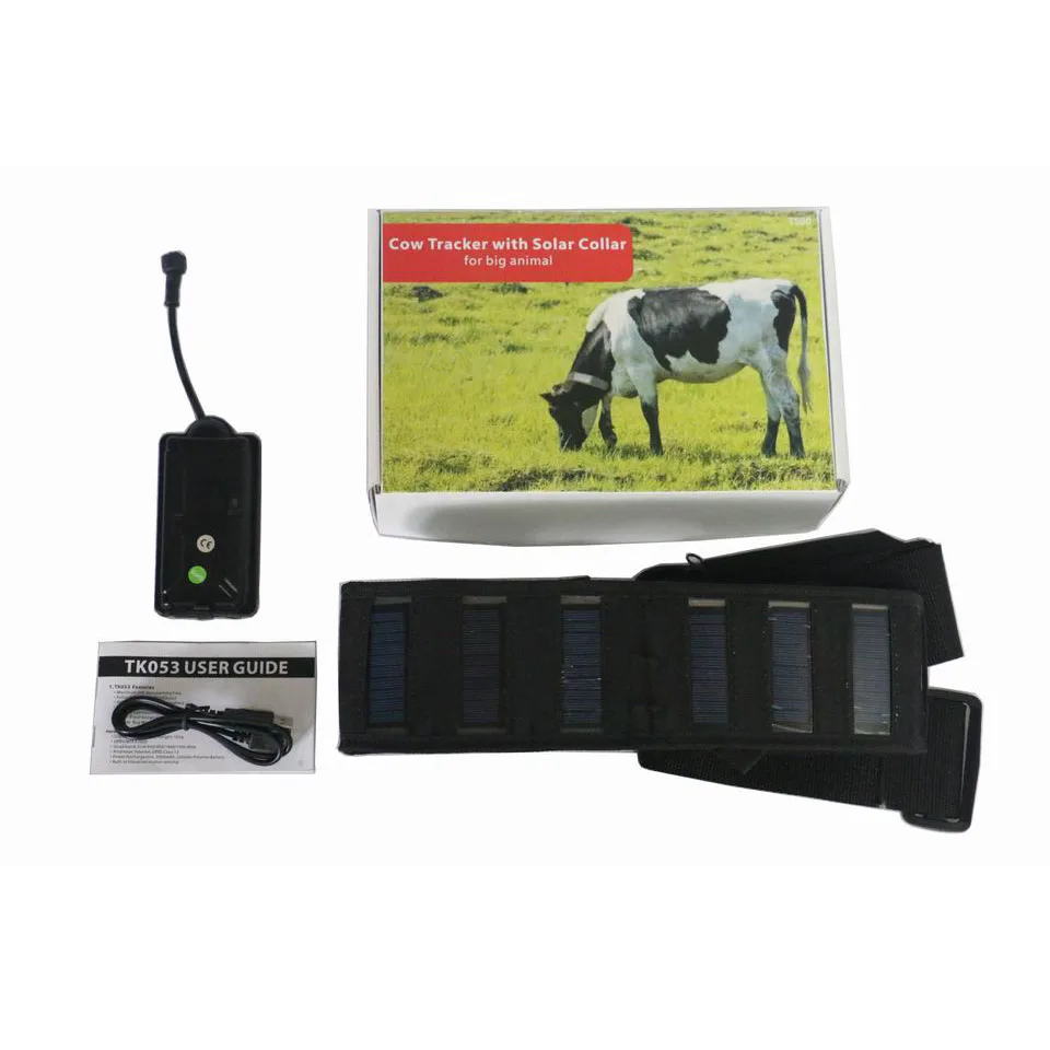 Best Quality Wholesale Long Standby 400days 5000mah Waterproof Solar Powered Collar GPS Tracker for Livestock Tracking