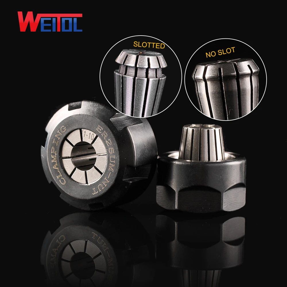 Пружинная Цанга WeiTol ER 11B, аксессуары для гравировального инструмента, Цанга для фрезерного станка