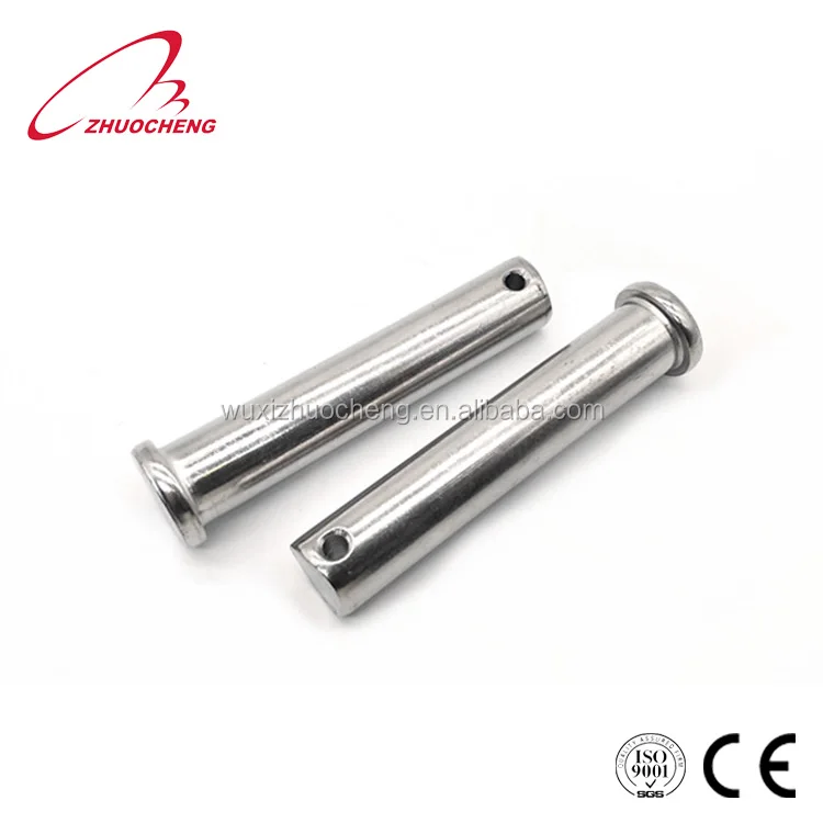 stainless steel round head clevis pin with hole