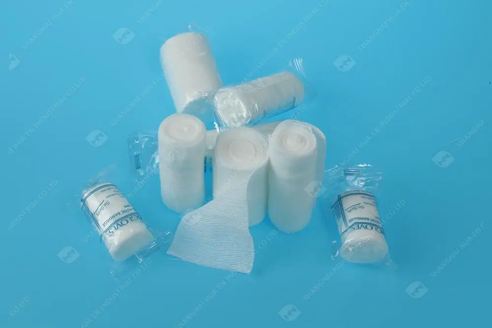 Conforming elastic cohesive stretch PBT bandage roll