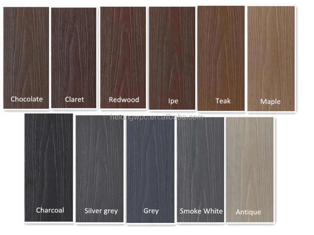 Co-extrusion WPC Products Crack-resistant WPC Floor/composite Decking