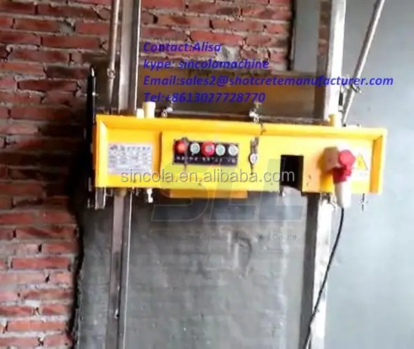 Single Phase Electric Trowel For Plastering Render Machine With Power 0.75KW / 220V / 50HZ