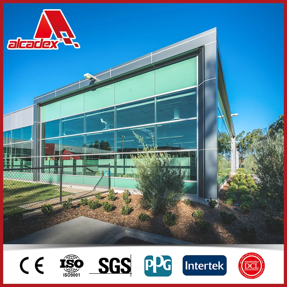 Alcadex aluminium rainscreen cladding exterior aluminum metal wall cladding for facades