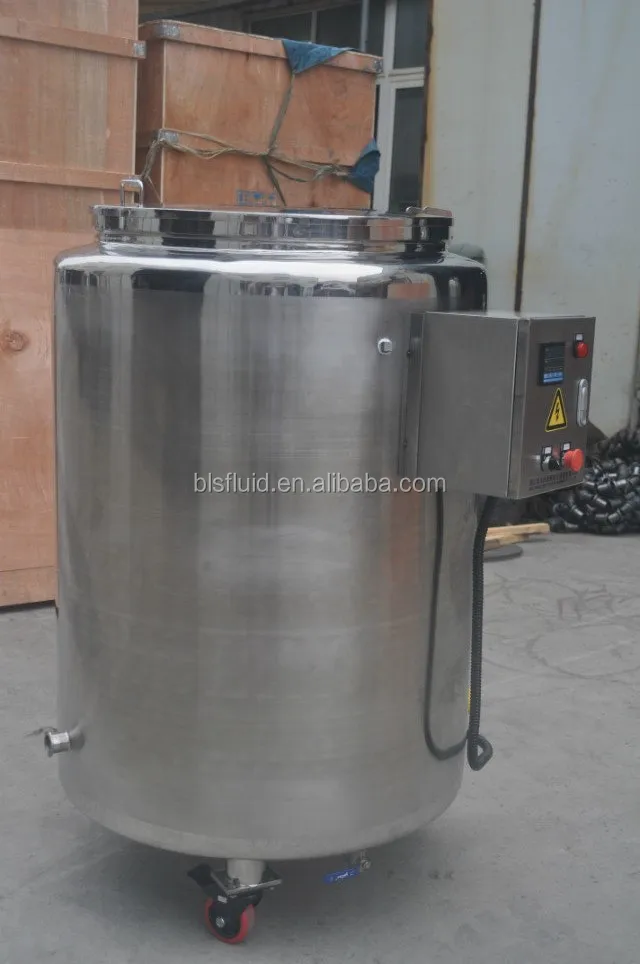 industrial chocolate tempering tank, industrial water milk boiling electrical Steel melting holding tank