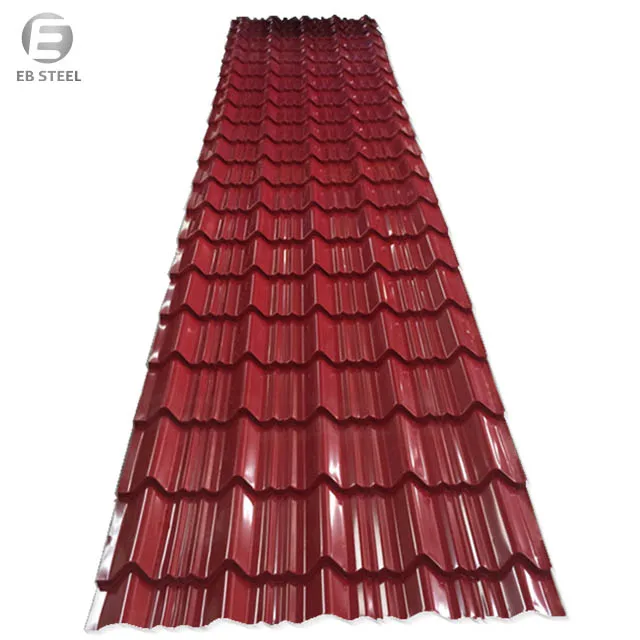 pgi roofing sheet long span colors 30 gauge corrugated steel rain protection rib type best price wholesale manufacturer