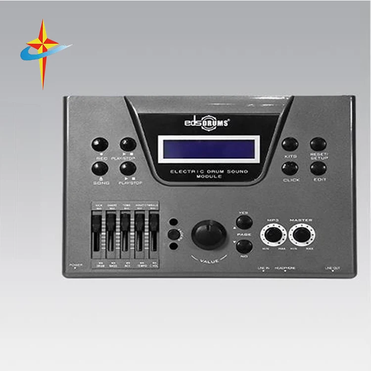China Hot Sell Professional Oem Electronic Black Drum Set