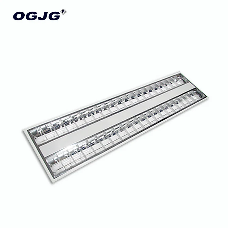 20w 30w 40w 60w anti-glare embedded led troffer light 3000k 4000k 6000k aluminum heat resistant 600*600 school aisle grille lamp