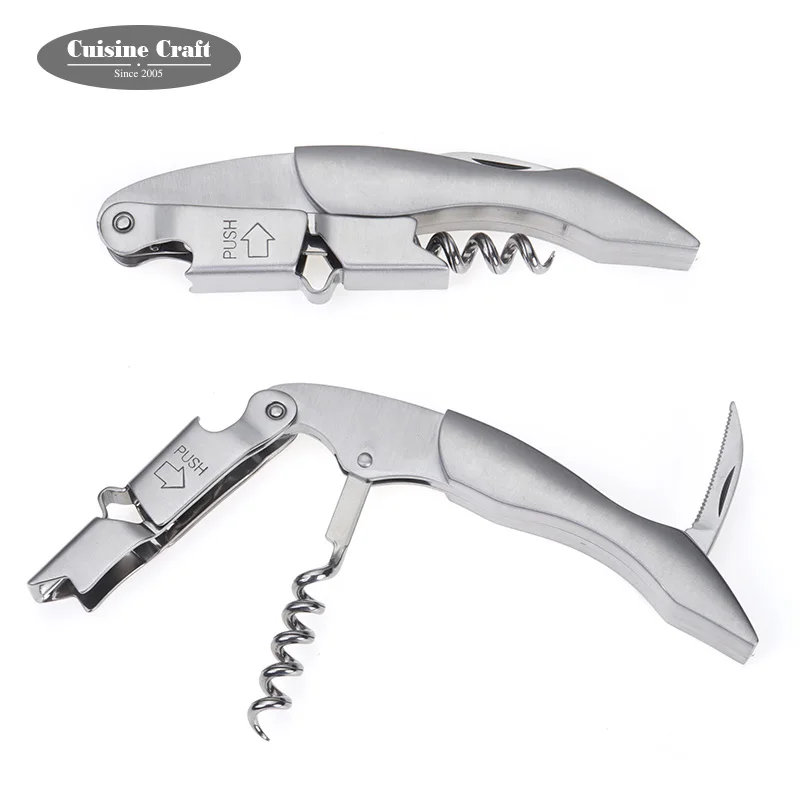 hot sale fancy kitchen opener bottle opener parts waiter wine corkscrew