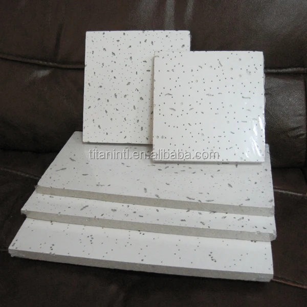 Wood Textured Mineral Fiber Ceiling Tiles