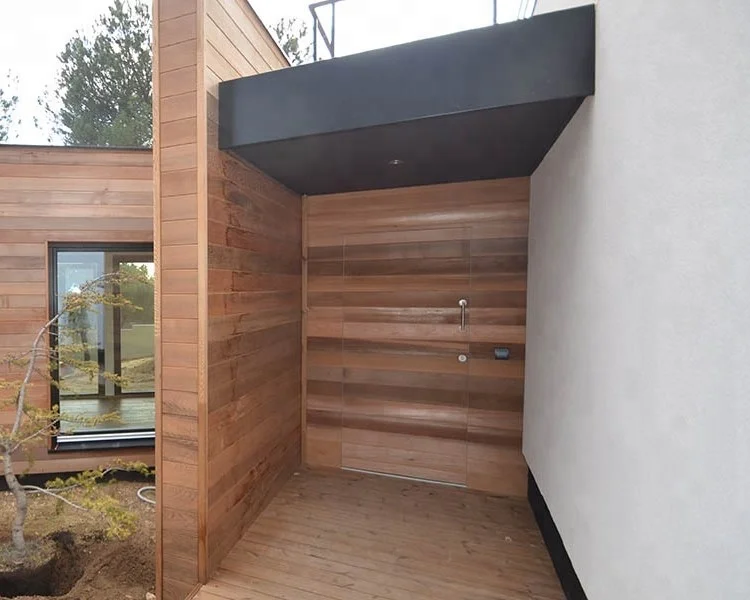 Hysun 20ft Wooden container house WPC Cladding living for home resort