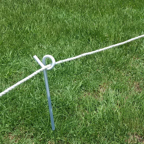 
farm fence products electric fence nail-in pigtail post for fencing wires 