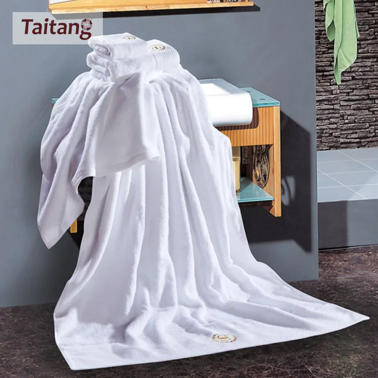 hotel bathroom towel 100% cotton high quality factory price yarn dyed jacquard bath towel