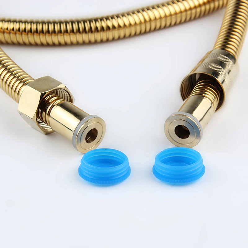 Yuyao high quality Stainless Steel Gold Hand Shower Head Hose