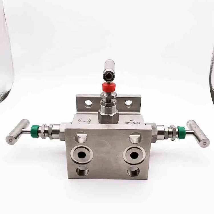  Ss316 1/2NPT 6000psi гидравлический 5 трехходовой клапан