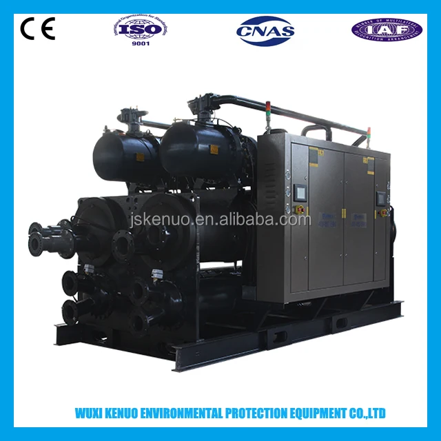 Industrial screw type water cooled chiller