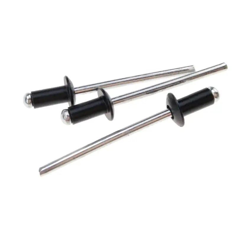 
Black Painted Pop Rivets Aluminum Fastener 5052 Steel Mandrel 