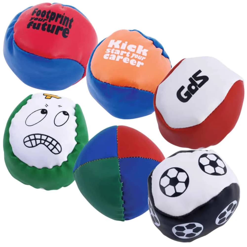 Custom 9 panel Hacky Sack with LOGO printing size 6CM