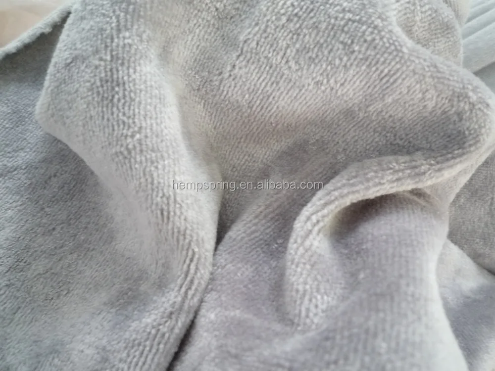 high quality organic bamboo velour fabrics