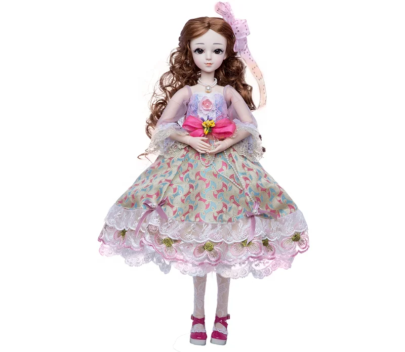 2019 new design 24 inches high quality beautiful BJD jointed vinyl BJD doll