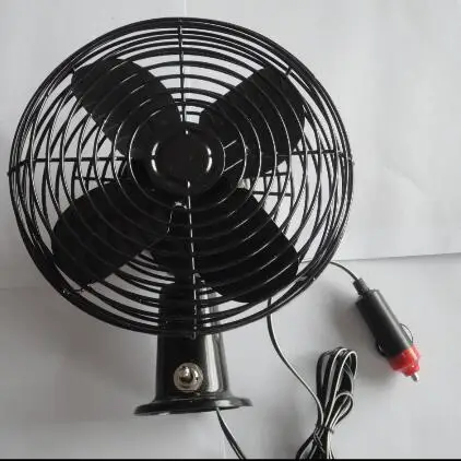 12V 24V 6inch Oscillating Car Fan for Truck Interior Accessories Metal Fan