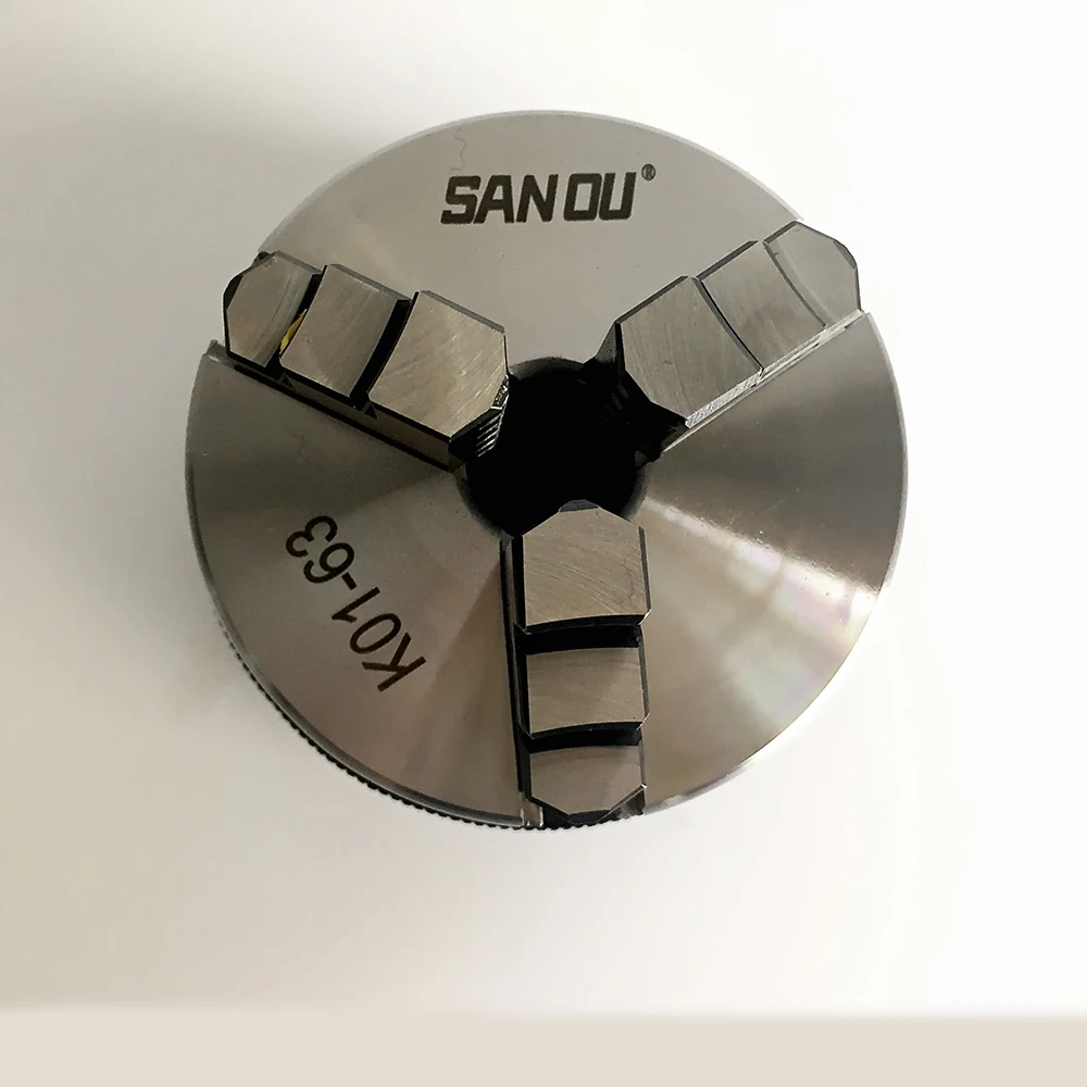 Three jaw chuck K01-63 mini wood lathe chuck with CE certificate