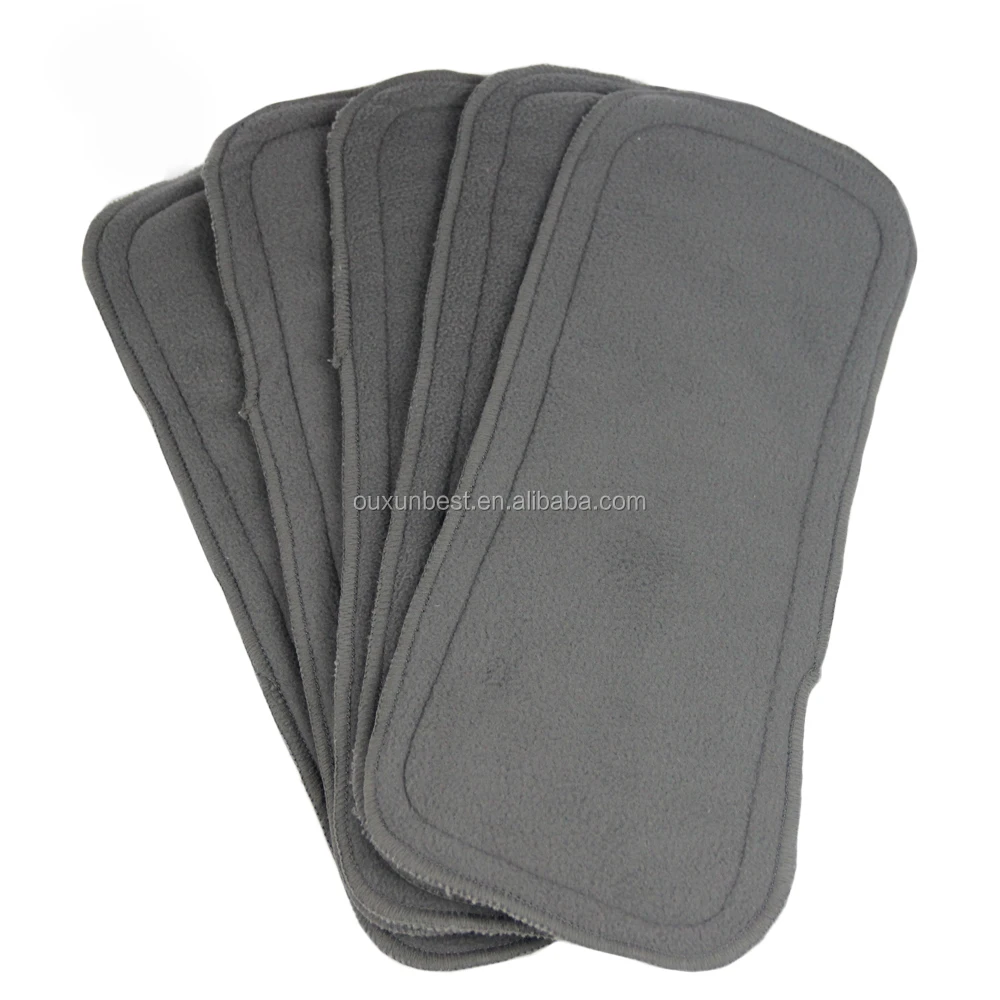 Natucare Reusable Bamboo Charcoal Diaper Insert for Pocket Diaper and Cover