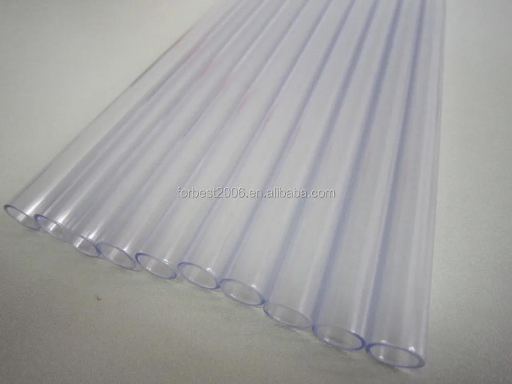 Transparent Large diameter PVC hard tube pipe 1-300mm outside diameter