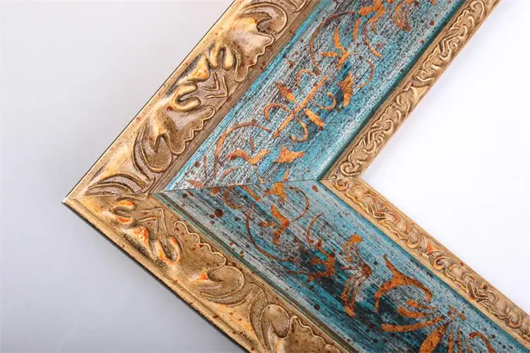 Antique Looking Wall Hanging Photo Frame Moulding Wholesale PS Photo Frame Strips Customizable