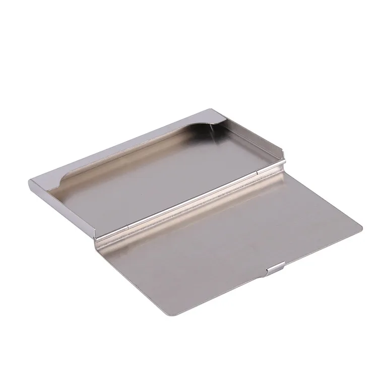 Stainless Steel Business Metal Name Card Holder personality metal business card holder Aluminum card case