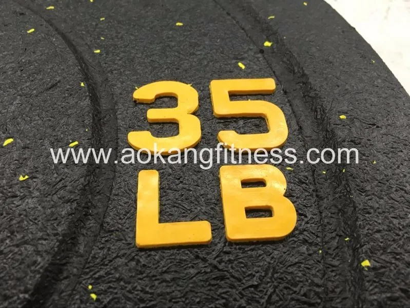 
Hi Temp Crum Rubber Bumper Plates For Barbell Weight Lifting 