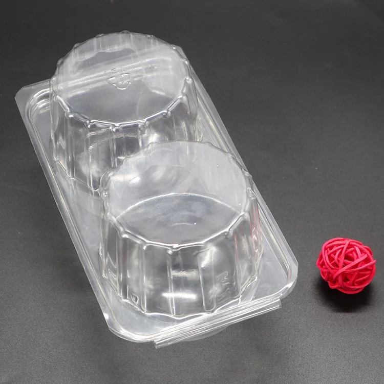 
disposable clear small blister plastic single cupcake boxes container disposable clear small blister plastic single cupcake boxes container