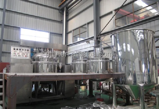 Cosmetic cream emulsifying machine equipment for production of toothpaste