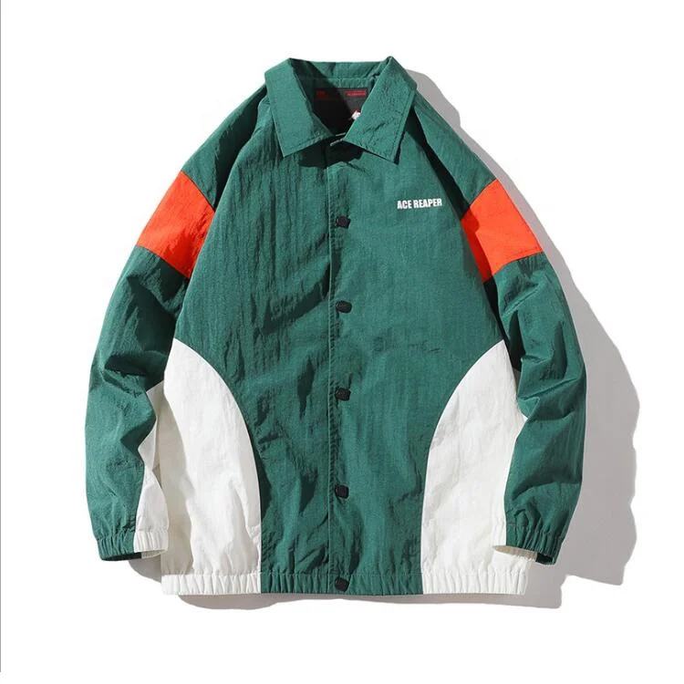 Custom wholesale waterproof outdoor sports men zip bomber jackets