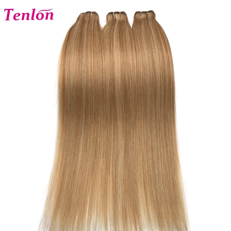 darling honey blonde brazilian hair weave #4 color 40 inch blonde human hair extensions