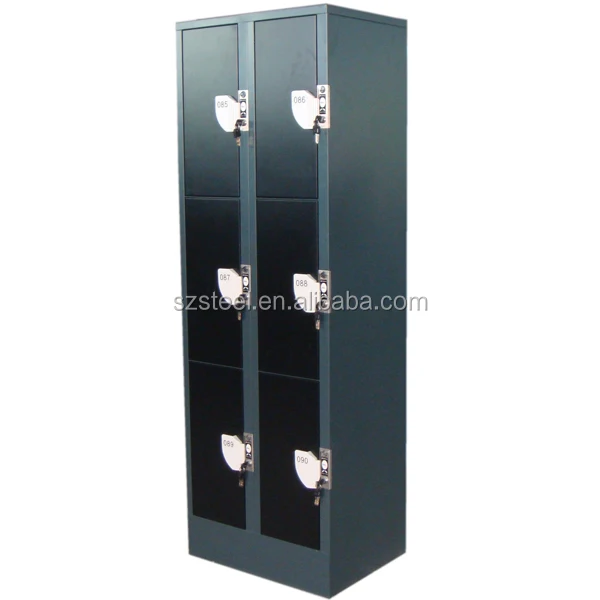 6 дверей клубный Монетный шкафчик/тренажерный зал шкафчик