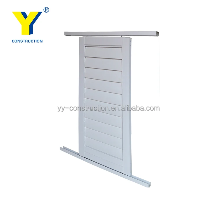 Aluminium Louver Doors /outdoor plantation shutters/louvered french doors